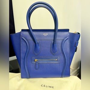 Celine luggage leather handbag 27cm